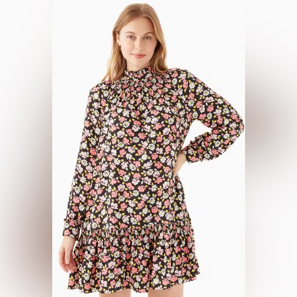 Kate Spade Road Trip Floral Shift Dress with Pockets , Size S